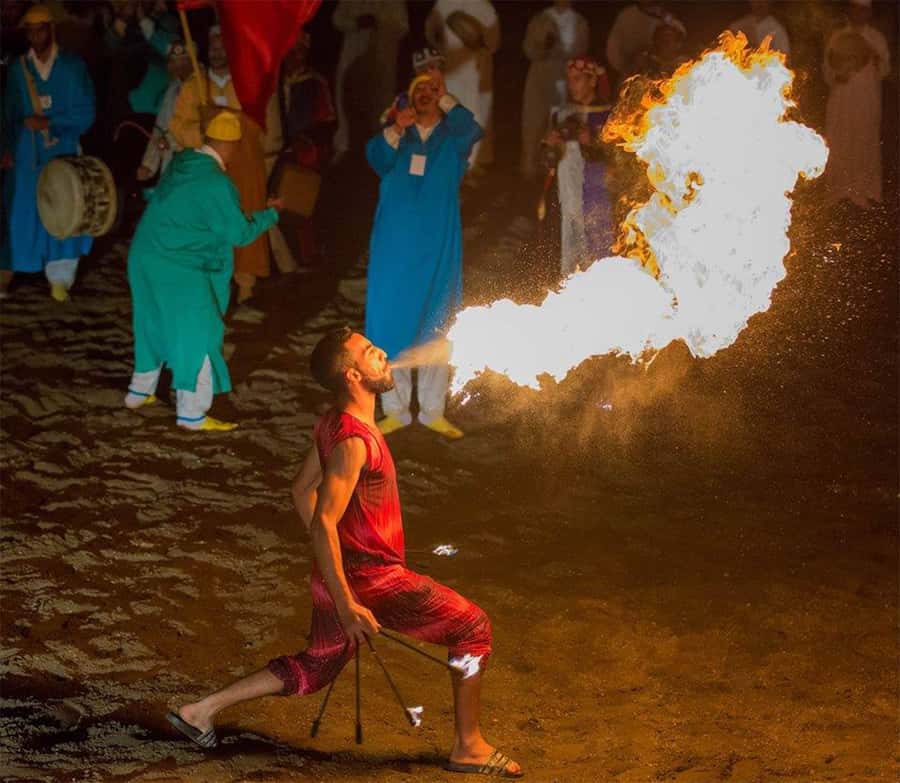 Marrakech: Chez Ali Fantasia Folklore Show & Moroccan Dinner - Leaving Marrakech for Chez Ali at 8 p.m.