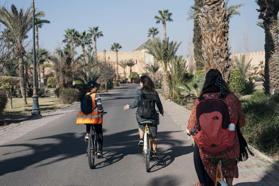 Marrakech: Cultural Bicycle Tour with Pastry and Tea - Gueliz and Hivernage: modern Marrakech on two wheels