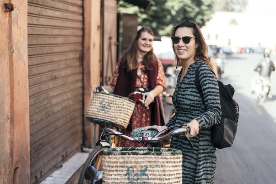 Marrakech: Cultural Bicycle Tour with Pastry and Tea - The medina ride and Zawiya of Sidi Bel Abbas