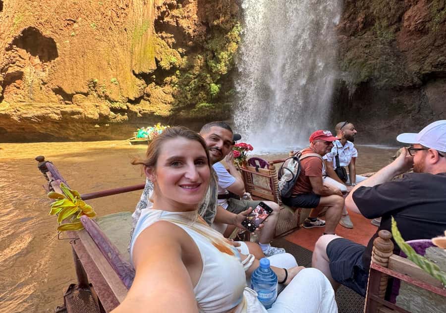 Marrakech: Day Tour to Ouzoud Waterfalls with Boat Trip - The boat ride below the cascades