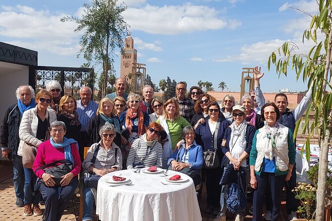 Marrakech day trip from Agadir & Taghazout - Arriving beside Koutoubia Mosque