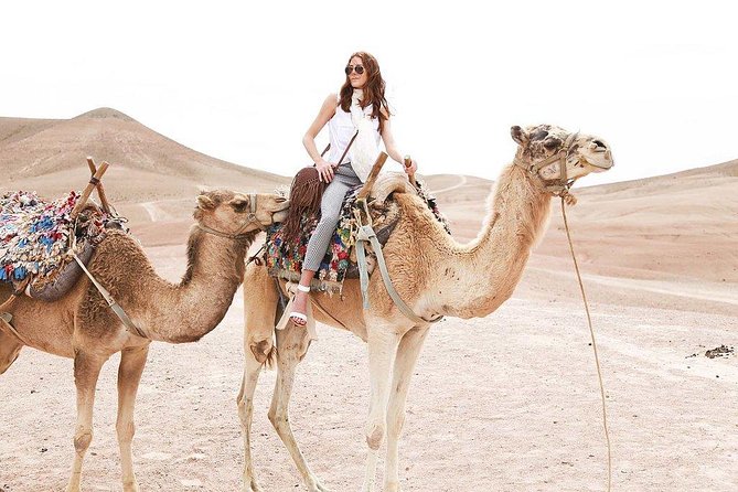 Marrakech: Desert Agafay & Atlas Mountains Day Trip & Camel Ride - The Sunset Return to Marrakech