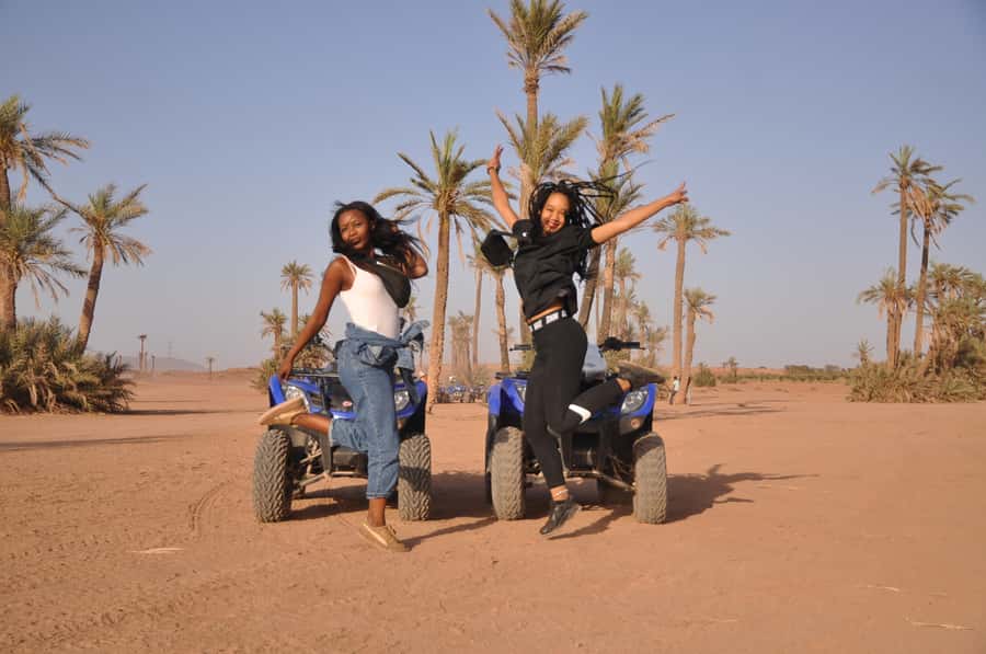 Marrakech: Desert and Palm Grove Quad Tour with Tea - At a Glance