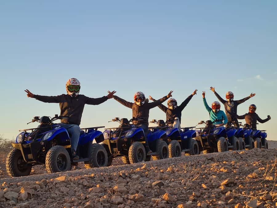 Marrakech: Desert and Palm Grove Quad Tour with Tea - The Berber Village Tea Stop