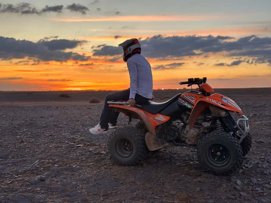 Marrakech: Desert and Palm Grove Sunset Quad Tour with Tea - Key points to know before you book