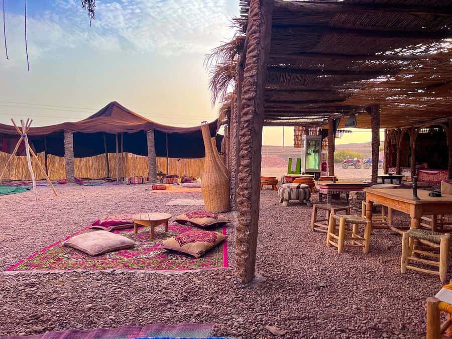 Marrakech: Desert and Palm Grove Sunset Quad Tour with Tea - From Marrakech to the Palmeraie in 25 minutes