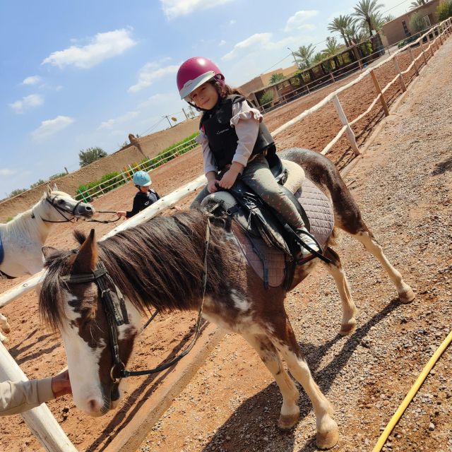 Marrakech: Desert and Palmeraie Horse Riding Tour & Transfer - Riding through palms, fields, and village roads