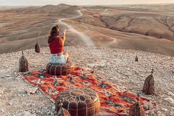 Marrakech desert dinner & sunset camel ride & bonfire music dance - Berber music around the bonfire
