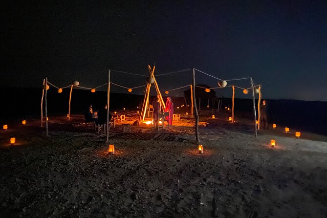 Marrakech desert dinner & sunset camel ride & bonfire music dance - Stars after the lights go out