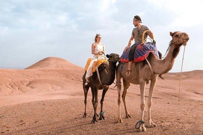 Marrakech desert dinner & sunset camel ride & bonfire music dance - The camel ride and nomad clothing