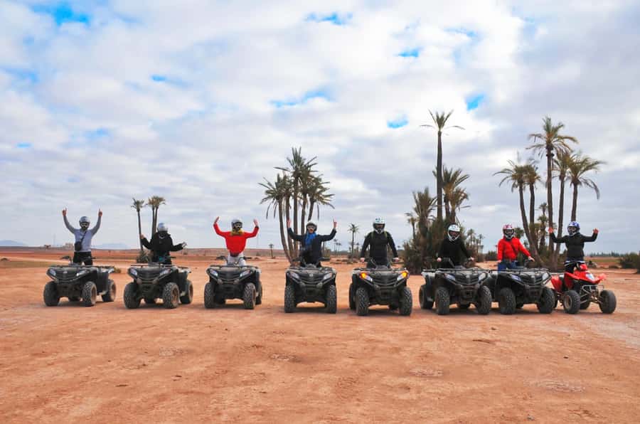Marrakech Desert & Palm Grove Quad Bike Tour - Leaving Marrakech for the Palmeraie