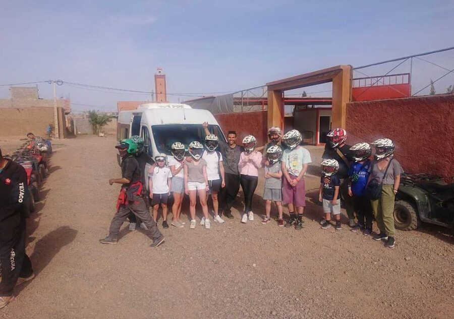 Marrakech Desert & Palm Grove Quad Bike Tour - A mint tea stop with a local family