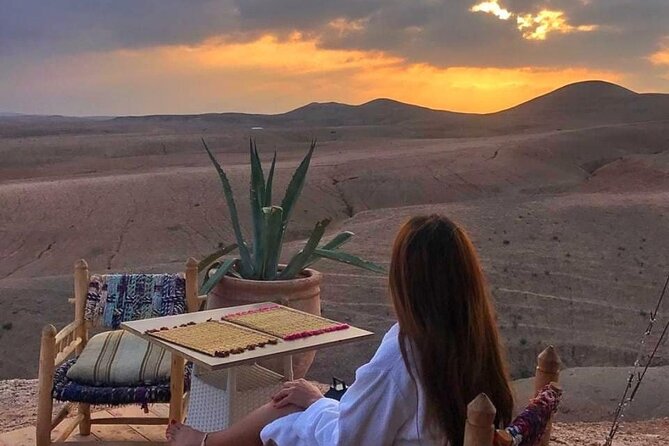 Marrakech Desert Tour & Sunset Camel Ride with Dinner Show - Music, dancing, and the fire show