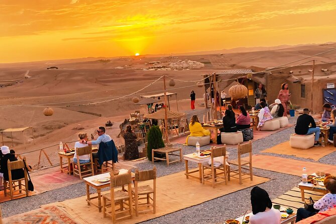 Marrakech: dinner in Agafay desert with a fire show & camel ride - The drive from Marrakech and the argan oil stop