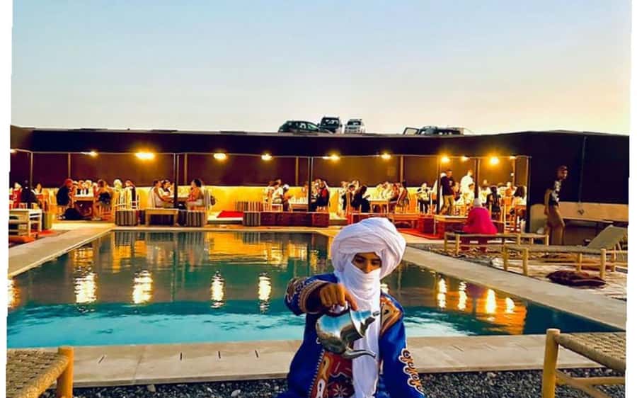 Marrakech Dinner Show Agafay Desert with Camels swiming pool - Who Will Enjoy This Evening Most?