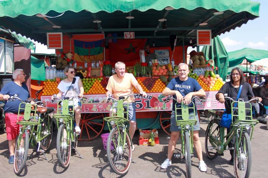 Marrakech : Electric Bicycle City Tour - Jamaa El Fna, the souks, and Medina lanes
