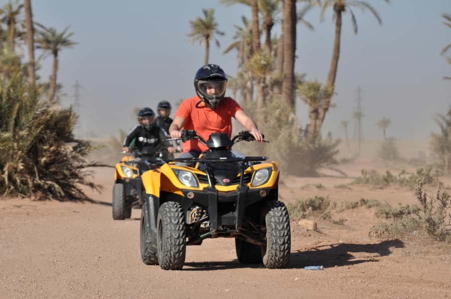 Marrakech:excursion quad in Oasis palm & jbilat desert,tea - Key points to know before you book