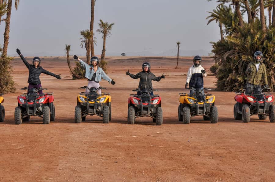 Marrakech:excursion quad in Oasis palm & jbilat desert,tea - Is $14 good value for three hours?
