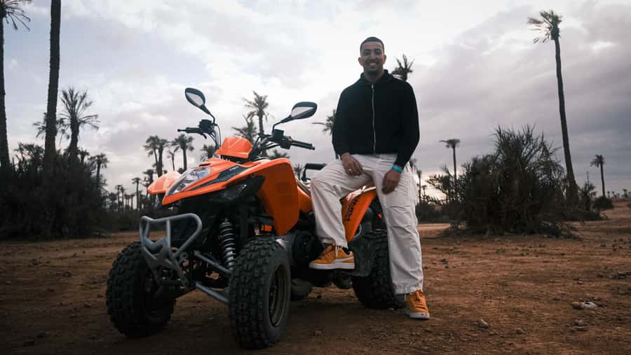 Marrakech:excursion quad in Oasis palm & jbilat desert,tea - What to bring and what to expect afterward