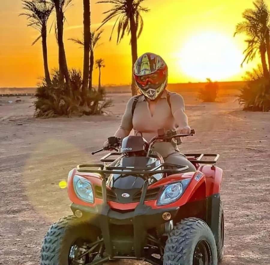 Marrakech, explore the palm grove desert by quad bike - Leaving Marrakech for the Palmeraie