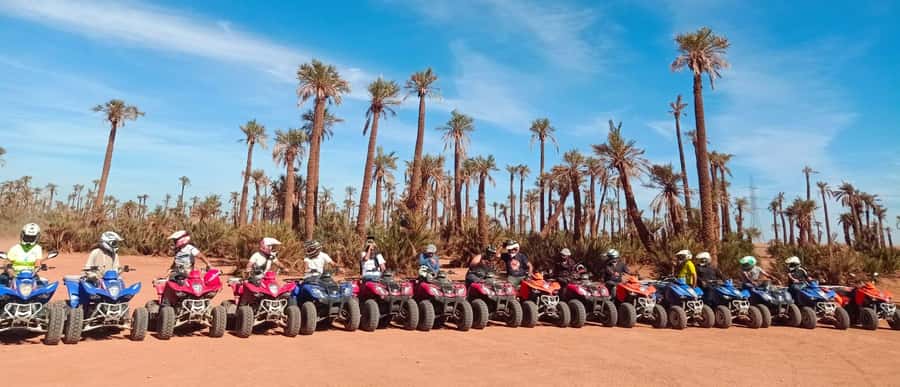 Marrakech, explore the palm grove desert by quad bike - The 10-minute safety briefing