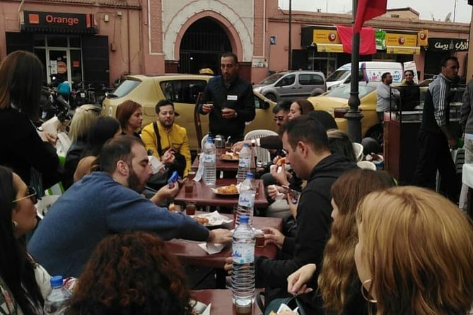 Marrakech Food Tour - Smelling the spices at Rahba Kedima Square