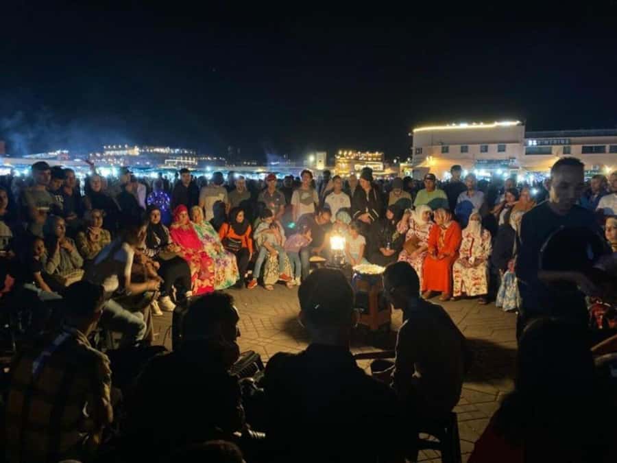 Marrakech: Guided Tour by Night - Jemaa el-Fnaa when the food stalls open