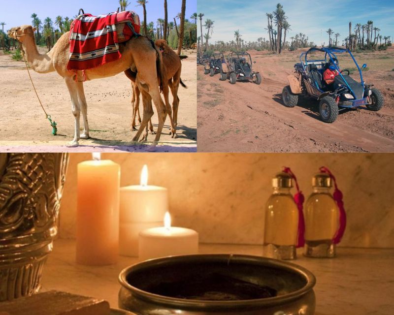 Marrakech: Half-Day Tour with Buggy Ride, Camel Ride and Spa - Coffee, mint tea, and a short look at village life