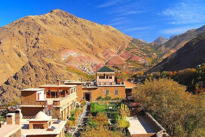 Marrakech High Atlas mountains 3 Valleys waterfalls & Camel Ride - Aroumd Village and tea with a local family