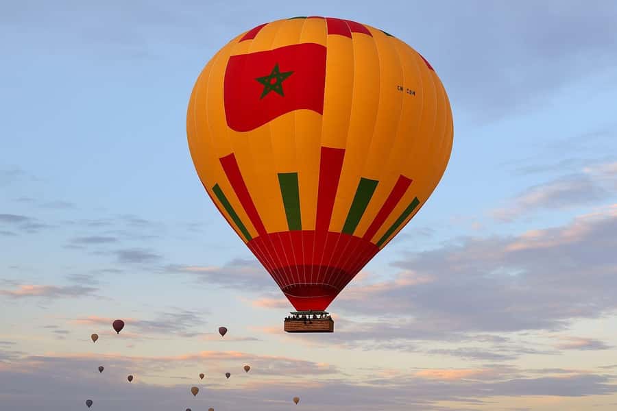 Marrakech: Hot Air Balloon Flight with Berber Breakfast - Coffee, croissants, and the balloon inflation