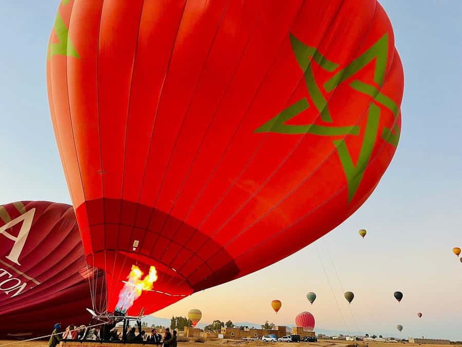 Marrakech: Hot Air Balloon Ride with Breakfast & Transfer - Pickup from Marrakech and the early start
