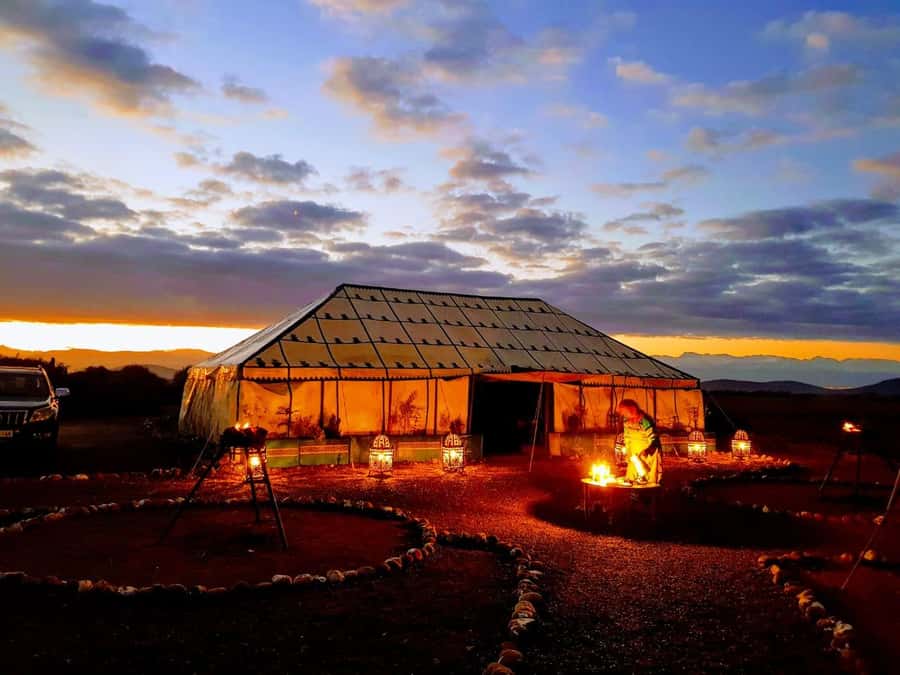 Marrakech: Hot Air Balloon Ride with Traditional Breakfast - Leaving Marrakech before first light