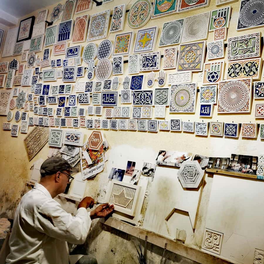 Marrakech Inviting shop around with your local guide - Souk Haddadine and the glow of the lamp lanes