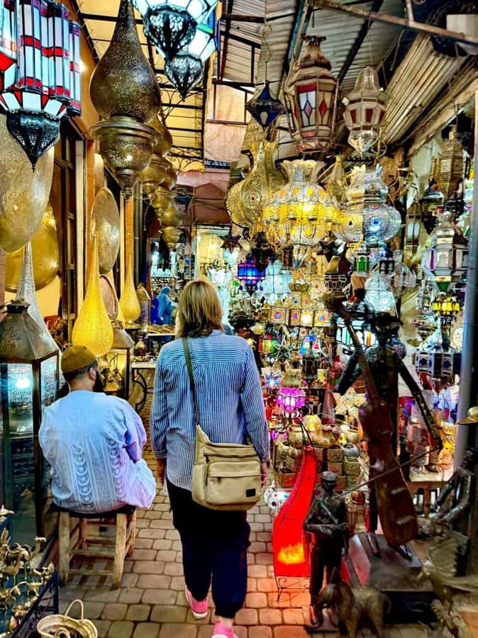 Marrakech Inviting shop around with your local guide - Meeting Abdo at Argana Cafe