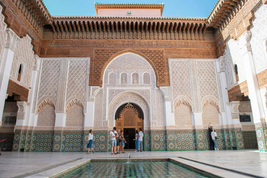 Marrakech: Madrasa Ben Youssef, Secret Garden & Medina Tour - The Secret Garden, a calm 75-minute pause