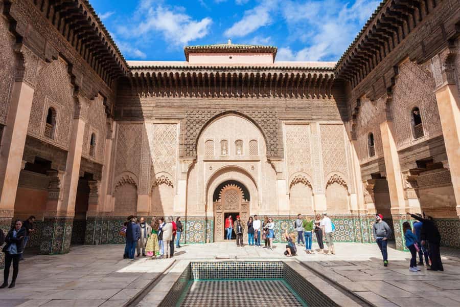 Marrakech: Madrassa Ben Youssef, Secret Garden & Medina Tour - Koutoubia Mosque and the first city lesson