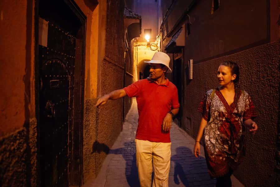 Marrakech Magic 2.5-Hour Private Night-Time Tour - Ending above Jemaa el-Fna