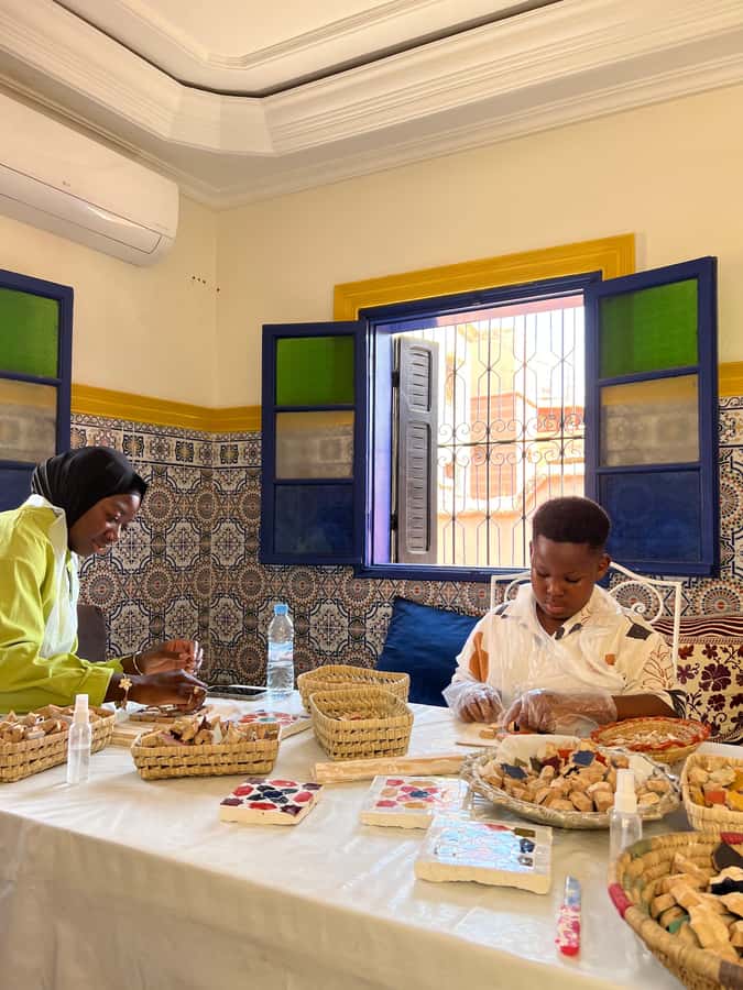 Marrakech: Make Your Own Moroccan Zellige Mosaic Masterpiece - What the $42 price really buys you