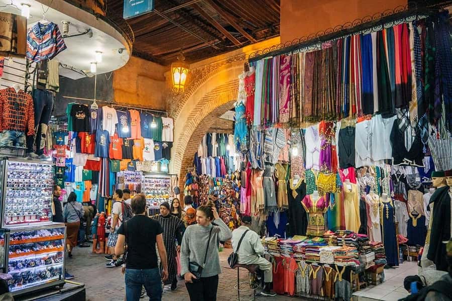 Marrakech: Medina and Souks Walking Tour - Choosing between leather, ceramics, caftans, and lanterns