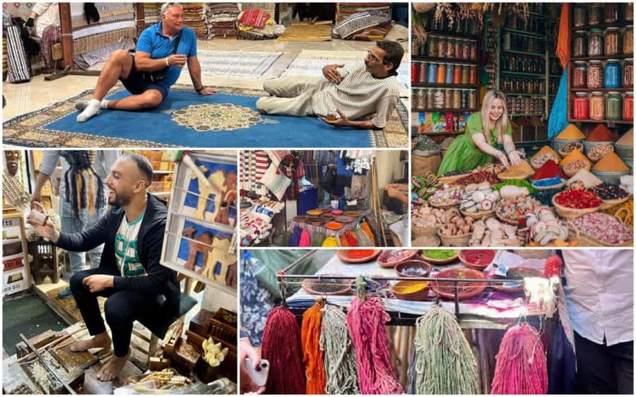 Marrakech: Medina Souks, Hidden Markets and Shopping Tour - Meeting at Cafe Argana and entering Jemaa el Fnaa