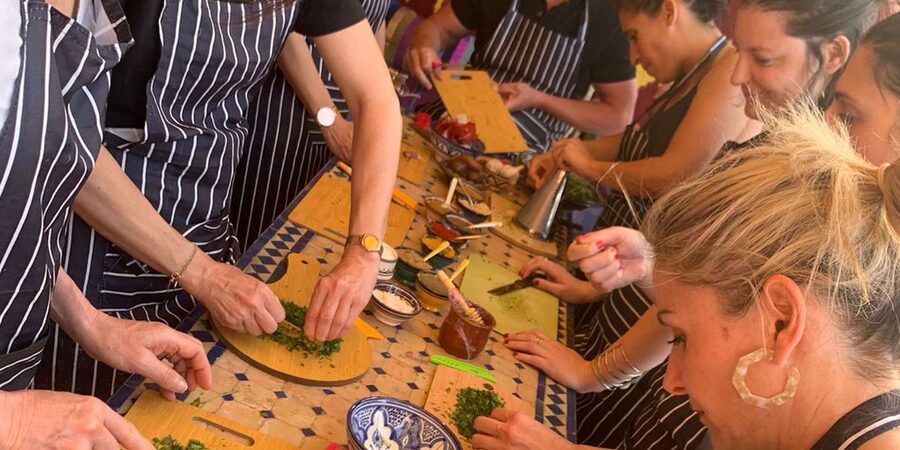 Marrakech: Moroccan Cooking Class for vegetarians and vegan - Making the main dish, usually the heart of the class