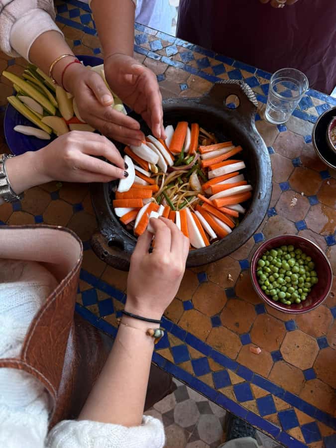 Marrakech: Moroccan Cooking Class with a Local Family - Tea, coffee, juice, and a family welcome