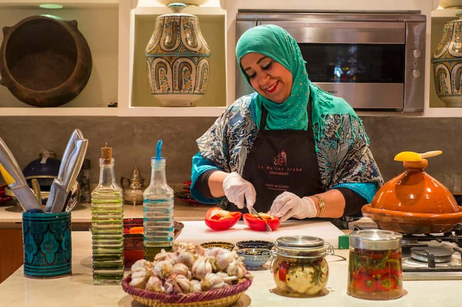 Marrakech: Moroccan Cooking Workshop at La Maison Arabe - Arriving at La Maison Arabe in Marrakech