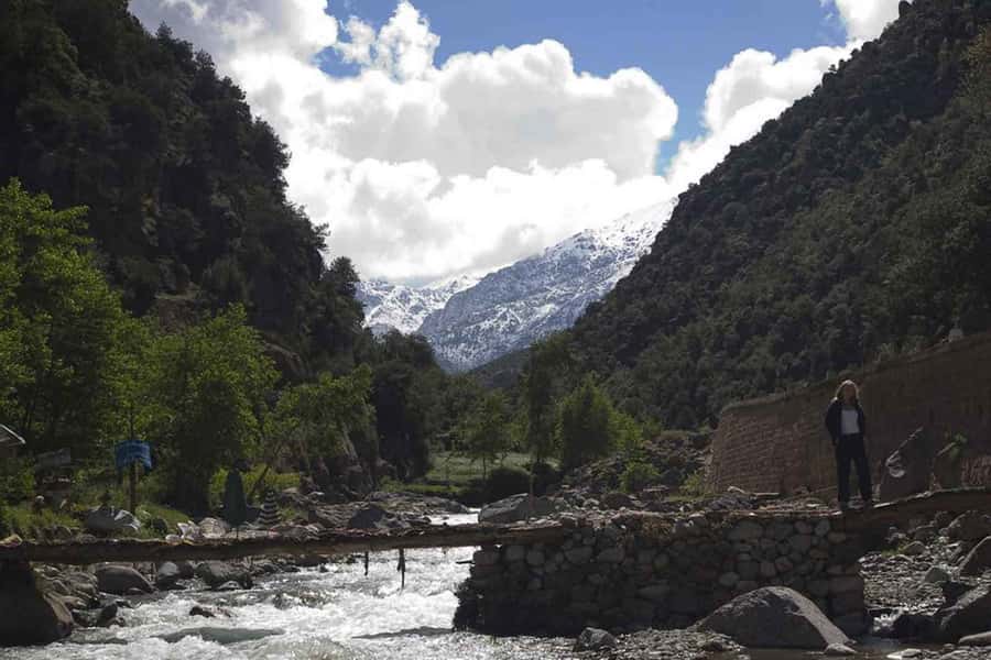 Marrakech: Ourika Valley and Atlas Mountains Day Trip - Reaching Setti Fatma and the waterfall path