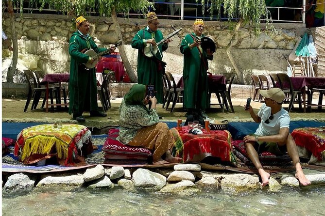 Marrakech: Ourika Valley & Atlas Mountains Shared Trip with lunch - Riverside lunch after the climb