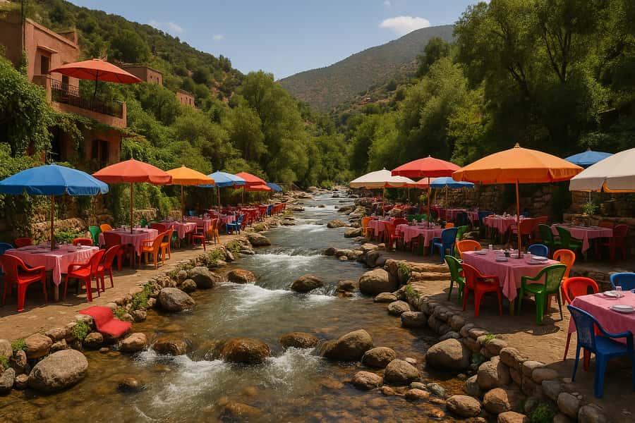 Marrakech: ourika valley lunch & guided hike to waterfalls - A small breakfast and the argan oil cooperative