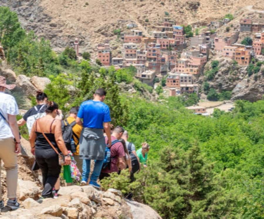 Marrakech: Ourika Valley,Waterfalls, Atlas Luxury Day trip - Leaving Marrakech for the Ourika Valley