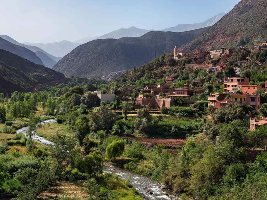 Marrakech: Ourika Valley Waterfalls & Atlas Mountains Trip - Arriving in Ourika Valley and Setti Fatma
