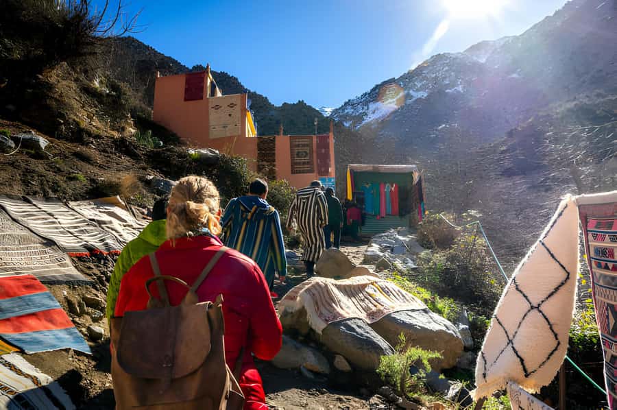 Marrakech: Ourika Valley Waterfalls & Atlas Mountains Trip - What the waterfall hike is really like