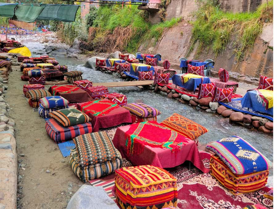 Marrakech: Ourika Valley & Waterfalls Guided Tour with Lunch - Riverside lunch beside the Ourika River